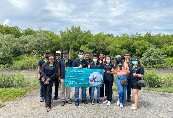 JLED plants 300 mangrove trees at Khlong Tamru Mangrove Forest Conservation Center Chonburi Province